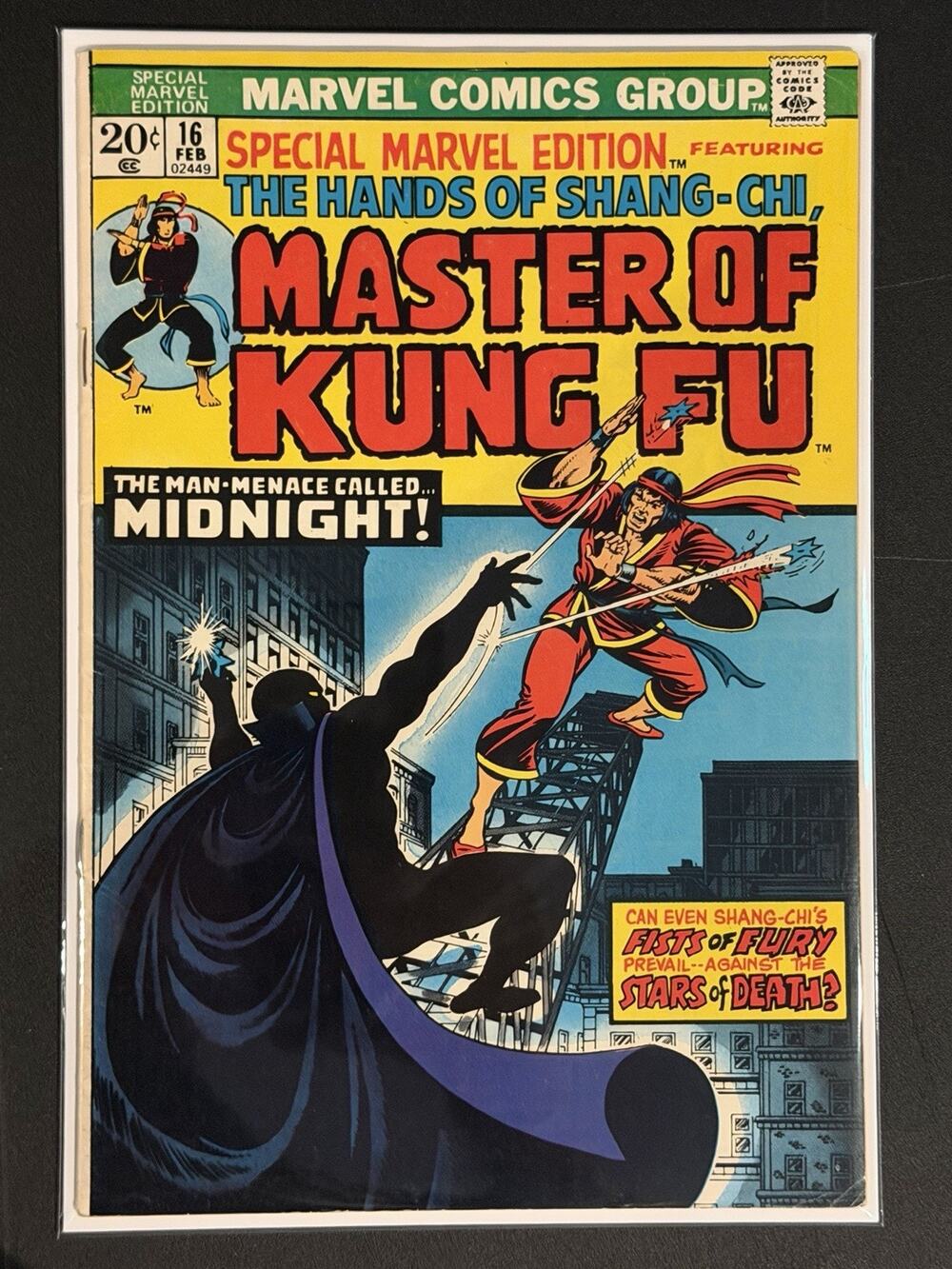 Special Marvel Edition #16 1st App Midnight 1974